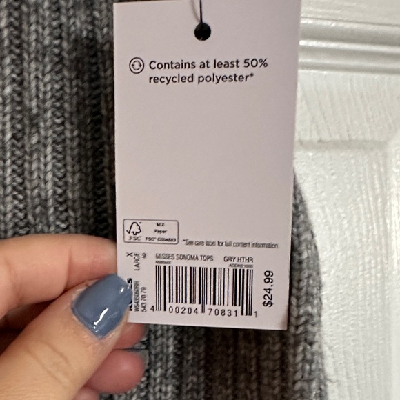 Sonoma Gray Knit Pantsuit - Picture 14 of 16